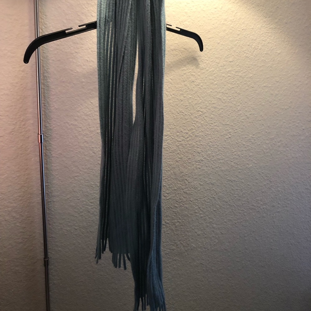 Blue winter scarf